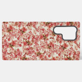 Vintag rosa Floral Samsung Galaxy Hülle (Rückseite (Horizontal))
