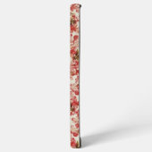 Vintag rosa Floral Samsung Galaxy Hülle (Linke Seite)