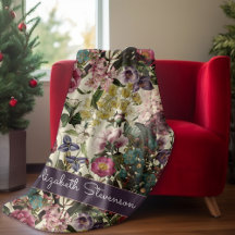 Vintag-rosa-florbeige-Muster