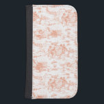 Vintag-rosa-Französisches Städtchen Geldbeutel Hülle Für Das Samsung Galaxy S4<br><div class="desc">Bezaubernde Landschaft mit traditioneller Gravur,  in Pfirsich auf weißem Hintergrund dargestellt.</div>