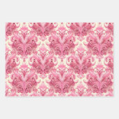 Vintag rosa geschenkpapier set (Vorderseite)