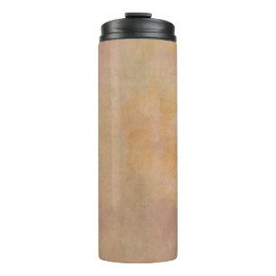 Vintag rosa, goldfarbene Textur Thermosbecher