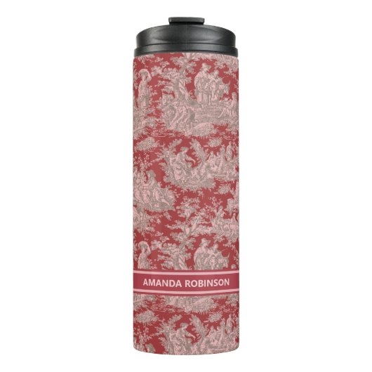 Vintag rosa Joule Thermosbecher (Vorderseite)