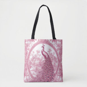 Vintag-rosa Pfau Tasche
