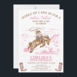 Vintag Rosa Rodeo Cowgirl jedes Alter Geburtstag Einladung<br><div class="desc">Vintages Rodeo Cowgirl jedes Alter Geburtstag Einladung Mädchen Western,  Rodeo oder Cowgirl zweite Geburtstagseinladung mit einem Cowgirl,  Pferd,  Cowgirl Stiefel und rosa Western Wüste. Der gesamte Text ist editierbar,  sodass dieses cowgirl-Thema Geburtstagseinladung Vorlage für jedes Alter geeignet ist.</div>