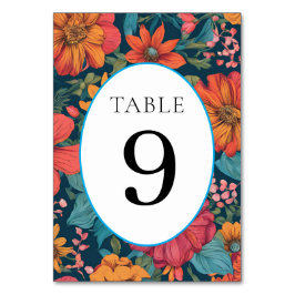 Vintag-rosa-romantische Hochzeit Tischnummer