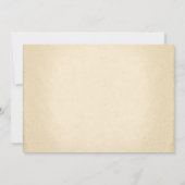 Vintag-rosa-rosa-botanische Hochzeit Einladung (Rückseite)