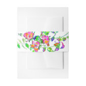 Vintag rosa Rosa Einladungsbanderole (Vorderseite Beispiel)