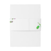 Vintag rosa Rosa Einladungsbanderole (Rückseitenbeispiel)