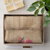 Vintag rosa Rosa Party Seidenpapier (Geschenk)