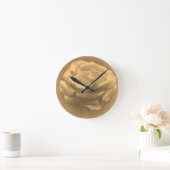 Vintag Rosa Rose 2 Runde Wanduhr (Zuhause)