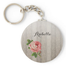 Vintag rosa Rose aus rustikalem, wetterfestem Holz