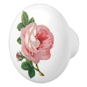Vintag-Rosa-Rose Botanisch Keramikknauf (Rechts)