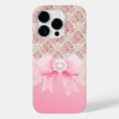 Vintag Rosa Rose Case-Mate iPhone Hülle (Rückseite)