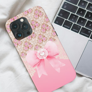 Vintag Rosa Rose Case-Mate iPhone Hülle
