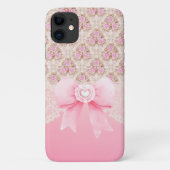 Vintag Rosa Rose Case-Mate iPhone Hülle (Rückseite)