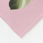 Vintag Rosa Rose Fleecedecke (Ecke)