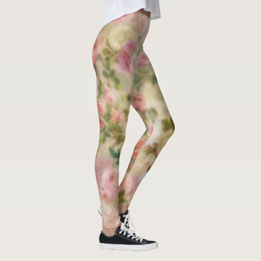 Vintag Rosa Rose Leggings (Rechts)