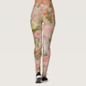 Vintag Rosa Rose Leggings (Rückseite)