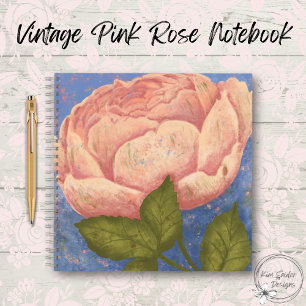 Vintag Rosa Rose Notizblock