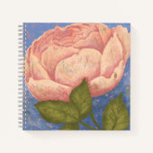 Vintag Rosa Rose Notizblock (Vorderseite)