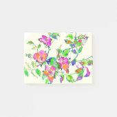 Vintag Rosa Rose Post-it Klebezettel (Vorderseite)