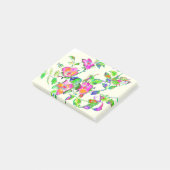 Vintag Rosa Rose Post-it Klebezettel (angewinkelt)