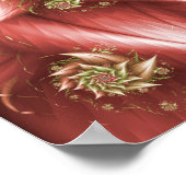 Vintag Rosa Rose Poster (Ecke)