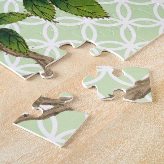 Vintag rosa Rose Retro Art Puzzle (Seite)