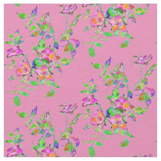 Vintag Rosa Rose Stoff (Nahaufnahme)