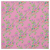 Vintag Rosa Rose Stoff (Muster)