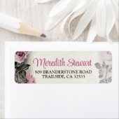 Vintag Rosa Rosen 90. Geburtstagsfeier Rücksendead (Insitu)