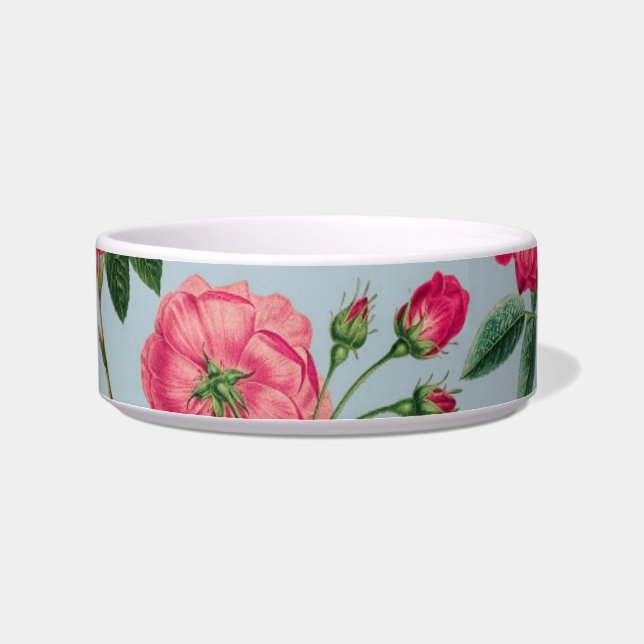 Vintag rosa Rosendesign Napf (Links)