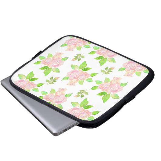 Vintag Rosa Roses Laptopschutzhülle (Vorne Knopf)
