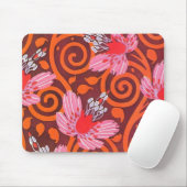 Vintag rosa, rot, grau, Deko Butterfly Mousepad (Mit Mouse)