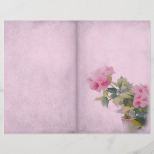 Vintag rosa Scrapbook Page