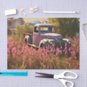 Vintag rosa seidenpapier (Handwerk)