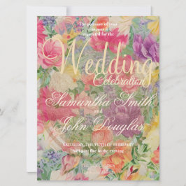 Vintag rosa Sommer-Rose in Aquarellfarben gestrich