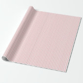 Vintag rosa Streifen Hütte Geschenkpapier (Ungerollt)