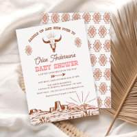Vintag Rosa Tribal Western Rodeo Kinderdusche