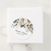 Vintag, Rose und Blätter klassisch Geschenkanhänger (Beispiel)