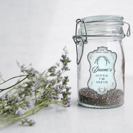 Vintag Rosemary Antique Jar Flasche Aufkleber