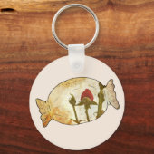 Vintag Rosenbonbon Schlüsselanhänger (Vorderseite)