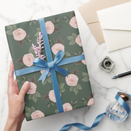 Vintag Rosewood Geschenkpapier