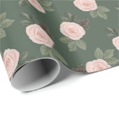 Vintag Rosewood Geschenkpapier (Rolleneckpunkt)