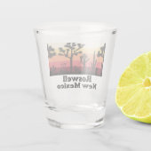 Vintag Roswell New Mexico Schnapsglas (Rückseite)