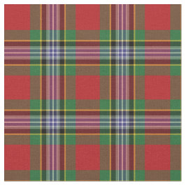 Vintag Rot, Grün und Blauer Schottischer Kariert Stoff