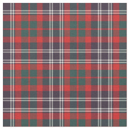 Vintag Rot, Navy Blue und Forest Green Scottish Stoff