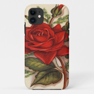 Vintag, Rote Rose iPhone 5 kaum dort Fall Case-Mate iPhone Hülle