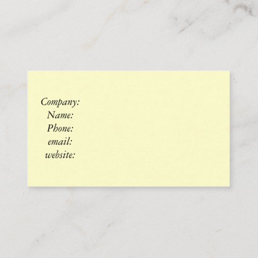 Vintag, Rote Rosen, Visitenkarte (Rückseite)